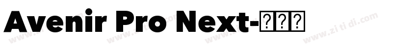 Avenir Pro Next字体转换 Avenir Pro Next字体转换